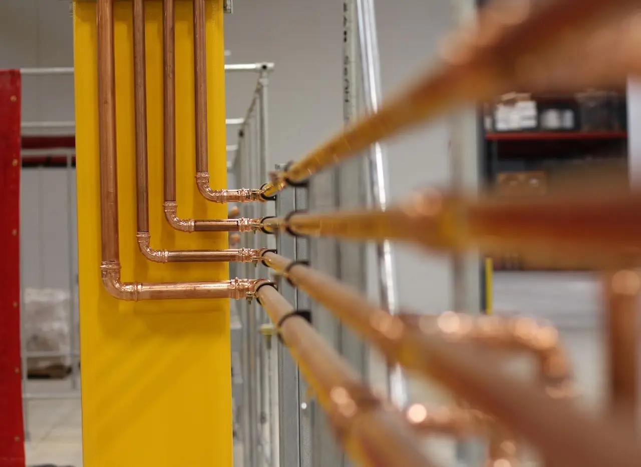 T3 Mechanical process piping installation in a Bay Area cleanroom facility